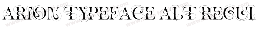 Arion Typeface Alt Regular字体转换